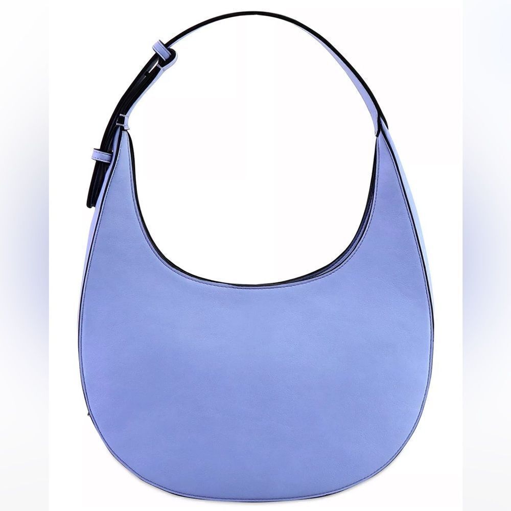 NWOT ALFANI Circle lavender faux leather Hobo bag